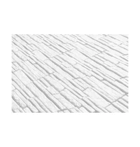 3D kőhatású falburkolat, Rock, Fehér, 48,5x18 CM, 0,52 m2/cs