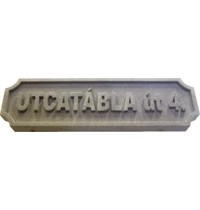 Utcatábla, Kérgesítettített - STRT4