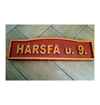 Utcatábla, fahatású - STRT10