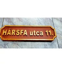 Utcatábla, fahatású - STRT4