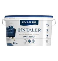 Inntaler Beltéri Falfesték Matt Fehér 15 L - Polifarbe