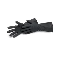 Schuller Gumikesztyű háztartási Cleanstar, black, fekete, latex, nitroálló