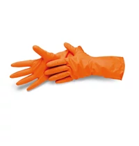 Schuller Gumikesztyű háztartási Cleanstar, narancs, latex