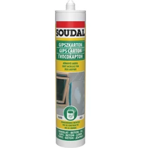 Soudal Akril Light Gyorskötésű Gipszkarton Festhető Tömítő Fehér 280 ML
