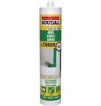 Soudal Akril Turbó Gyorskötésű Festhető Tömítő Fehér 280 ML