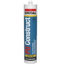 Soudal Construct Poliuretán, Szerkezeti Ragasztó Gyorskötésű 310 Ml