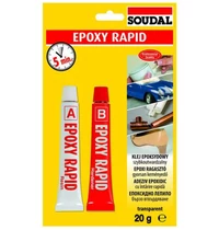Soudal Epoxy Rapid 2K Transzparens 20 G /2X10 G/