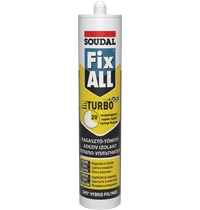 Soudal Fix All Turbo Gyorskötésű Tömítő-Ragasztó Fehér 290 ML