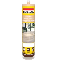 Soudal Parketta tömítő Festhető/Lakkozható 280 ML Bükk