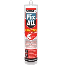 Soudal Fix All High-Tack Clear Tömítő-Ragasztó Víztiszta 290 ML