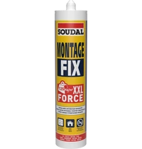 Soudal Montage Fix Diszperziós Szerelőragasztó /Kezdeti Tapadó Erő 125 KG/m2/ 280 ML