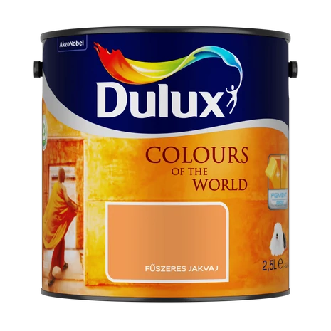 Dulux A Nagyvilág Színei Beltéri Falfesték 2,5 L Fűszeres jakvaj