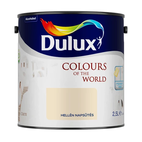 Dulux A Nagyvilág Színei Beltéri Falfesték 2,5 L Hellén napsütés