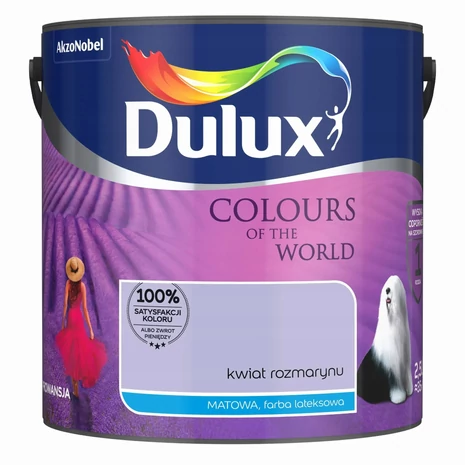 Dulux A Nagyvilág Színei Beltéri Falfesték 2,5 L Nyíló rozmaring
