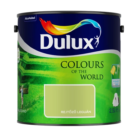 Dulux A Nagyvilág Színei Beltéri Falfesték 2,5 L Rejtőző leguán