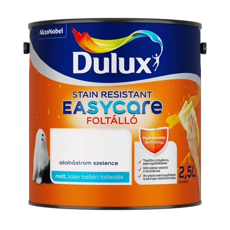 Dulux EasyCare Víztaszító Beltéri Falfesték 2,5 L Alabástrom szelence