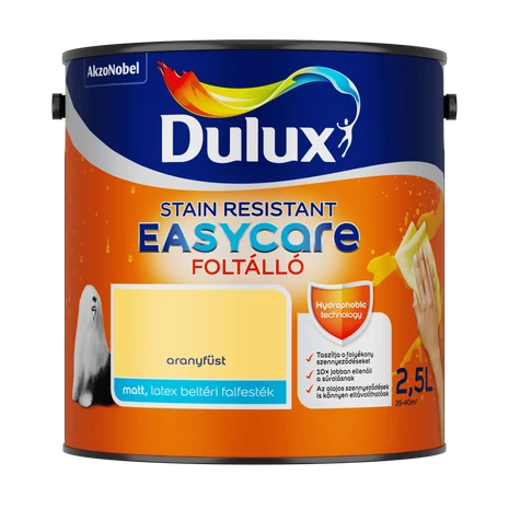 Dulux EasyCare Víztaszító Beltéri Falfesték 2,5 L Aranyfüst