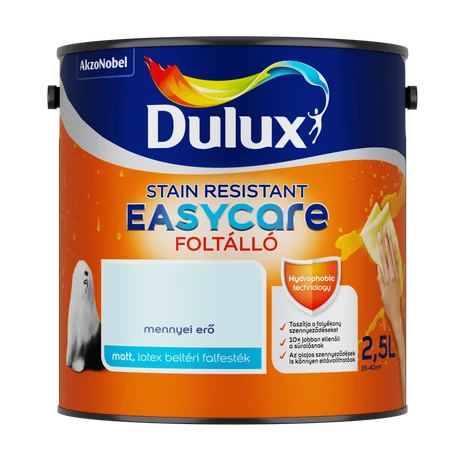 Dulux EasyCare Víztaszító Beltéri Falfesték 2,5 L Mennyei erő