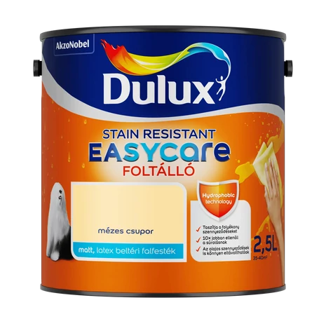 Dulux EasyCare Víztaszító Beltéri Falfesték 2,5 L Mézes csupor