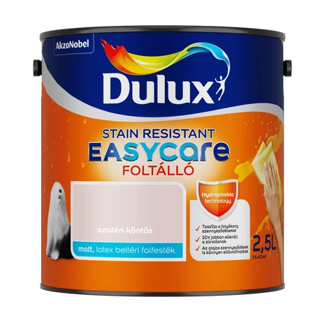 Dulux EasyCare Víztaszító Beltéri Falfesték 2,5 L Szatén köntös