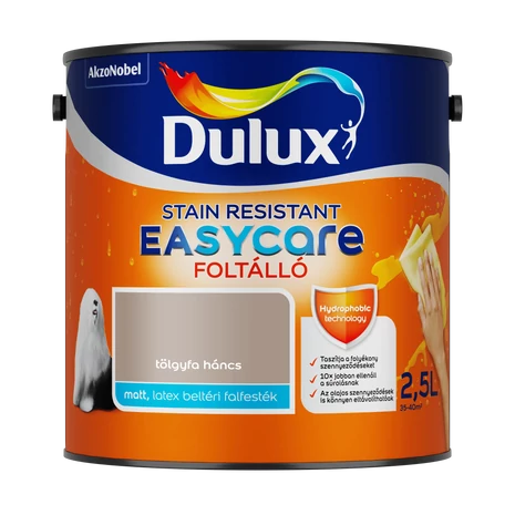 Dulux EasyCare Víztaszító Beltéri Falfesték 2,5 L Tölgyfa háncs