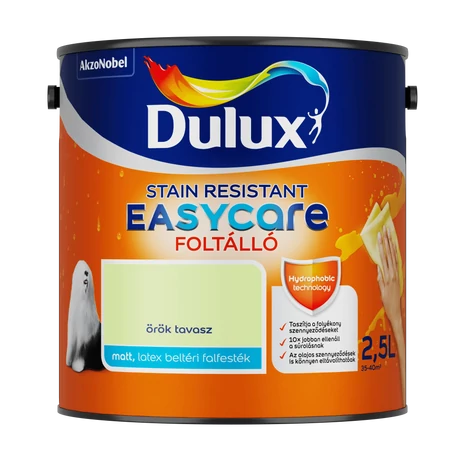 Dulux EasyCare Víztaszító Beltéri Falfesték 2,5 L Örök tavasz