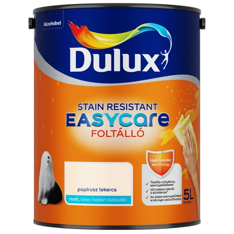 Dulux EasyCare Víztaszító Beltéri Falfesték 5 L Papirusz tekercs
