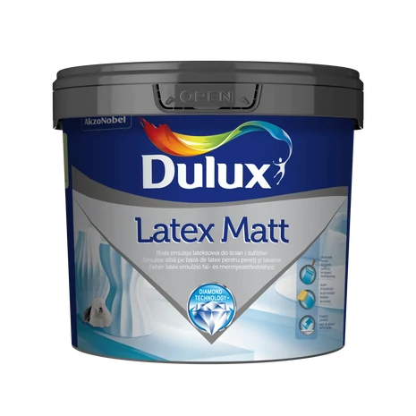Dulux Latex Matt Beltéri Fehér Falfesték