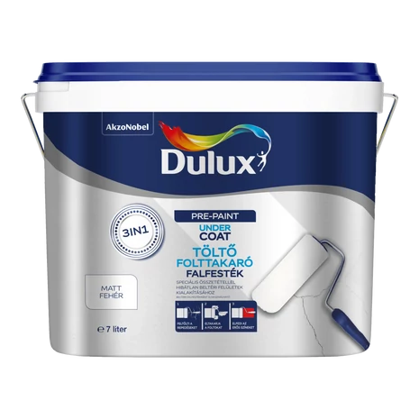 Dulux UnderCoat 3in1 töltő, folttakaró falfesték Fehér 7 L Fehér