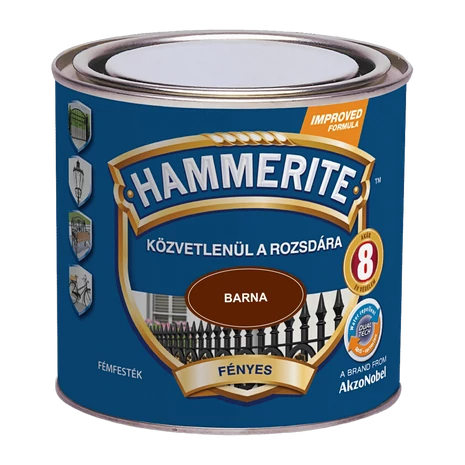 Hammerite Fényes 0,25 L Barna