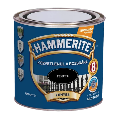 Hammerite Fényes 0,25 L Fekete