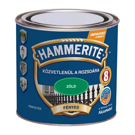 Hammerite Fényes 0,25 L Zöld
