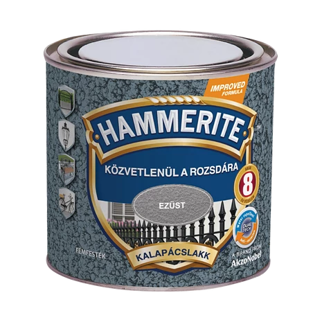 Hammerite Kalapácslakk 0,25 L Ezüst