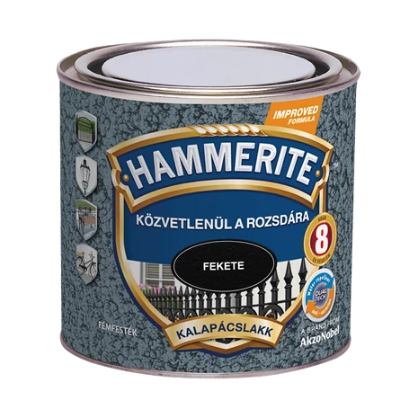 Hammerite Kalapácslakk 0,25 L Fekete