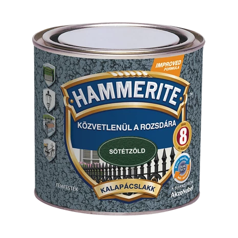 Hammerite Kalapácslakk 0,25 L Sötétzöld