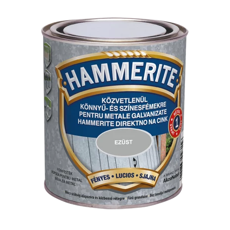 Hammerite Közvetlenül könnyű- és színesfémre 0,75 L Ezüst