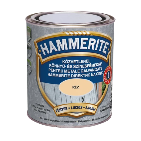 Hammerite Közvetlenül könnyű- és színesfémre 0,75 L Réz