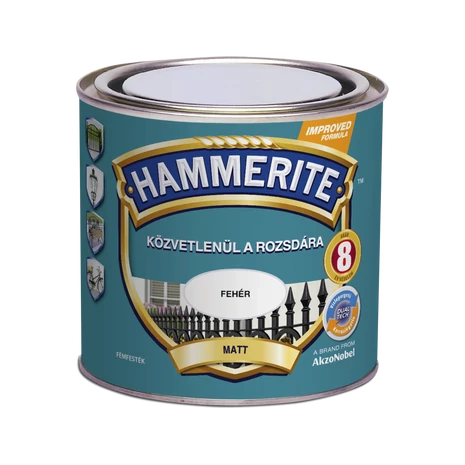 Hammerite Matt 0,25 L Fehér