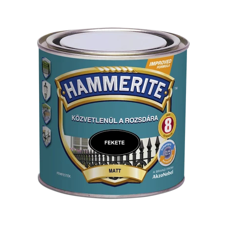 Hammerite Matt 0,25 L Fekete