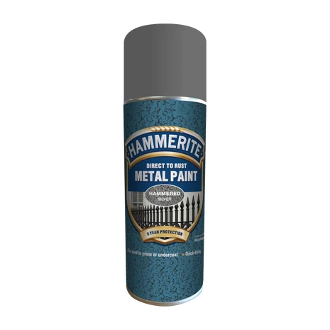 Hammerite Spray 400 ML Kalapácslakk Ezüst