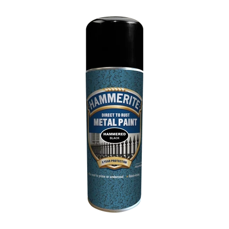 Hammerite Spray 400 ML Kalapácslakk Fekete