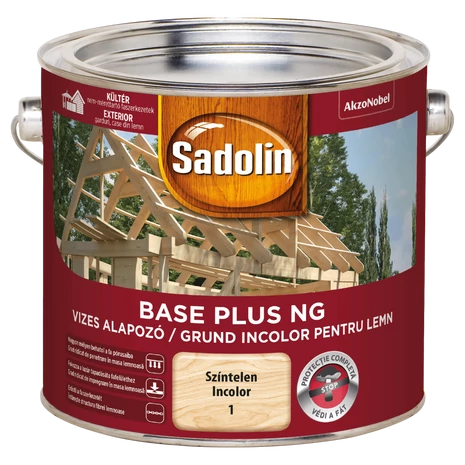 Sadolin Base Plus Vizes Fakonzerváló Alapozó 2,5 L
