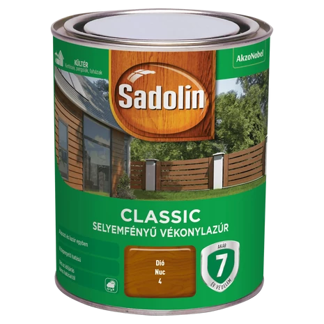 Sadolin Classic Vékonylazúr 0,75 L Dió