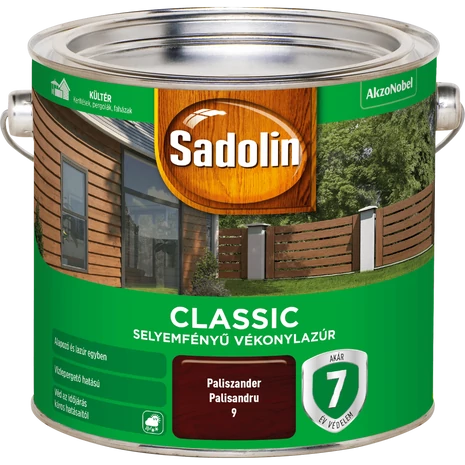 Sadolin Classic Vékonylazúr 2,5 L Paliszander