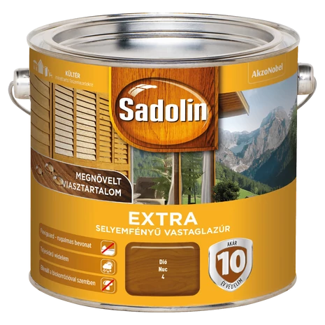 Sadolin Extra Vastaglazúr 2,5 L Dió