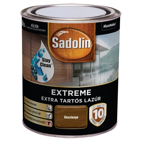 Sadolin Extreme Vastaglazúr 0,7 L Gesztenye