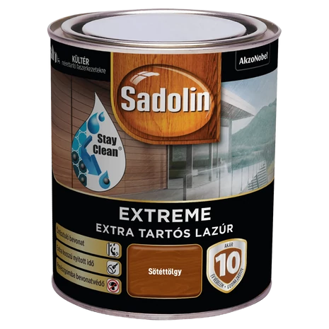 Sadolin Extreme Vastaglazúr 0,7 L Sötéttölgy