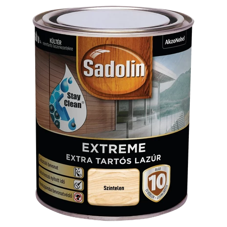 Sadolin Extreme Vastaglazúr 0,7 L Színtelen