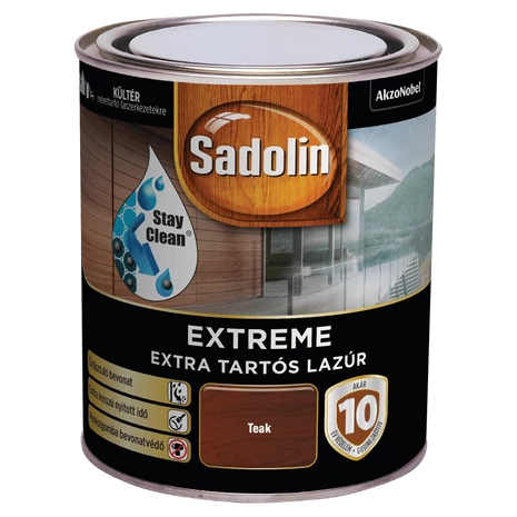 Sadolin Extreme Vastaglazúr 0,7 L Teak