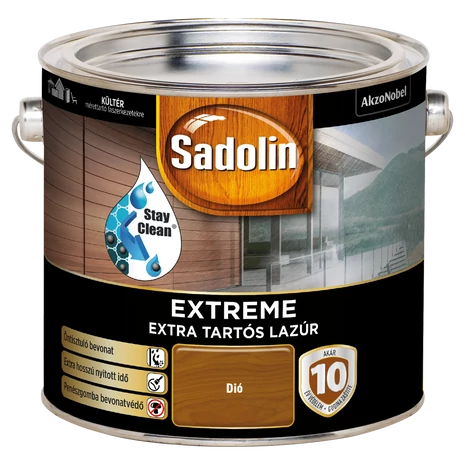 Sadolin Extreme Vastaglazúr 2,5 L Dió